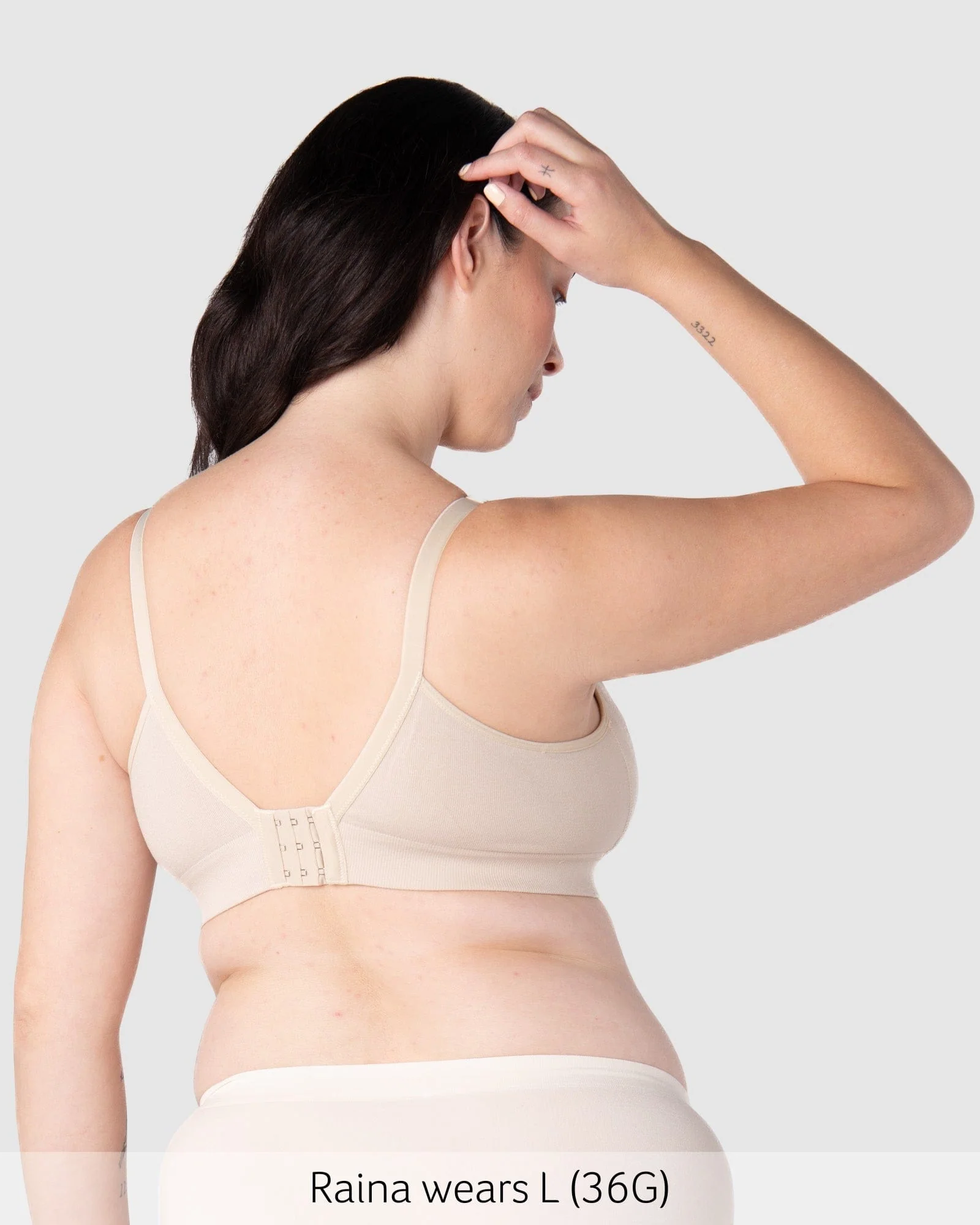 Caress FlexFit Nursing Bra - Oat Busty - Image 5