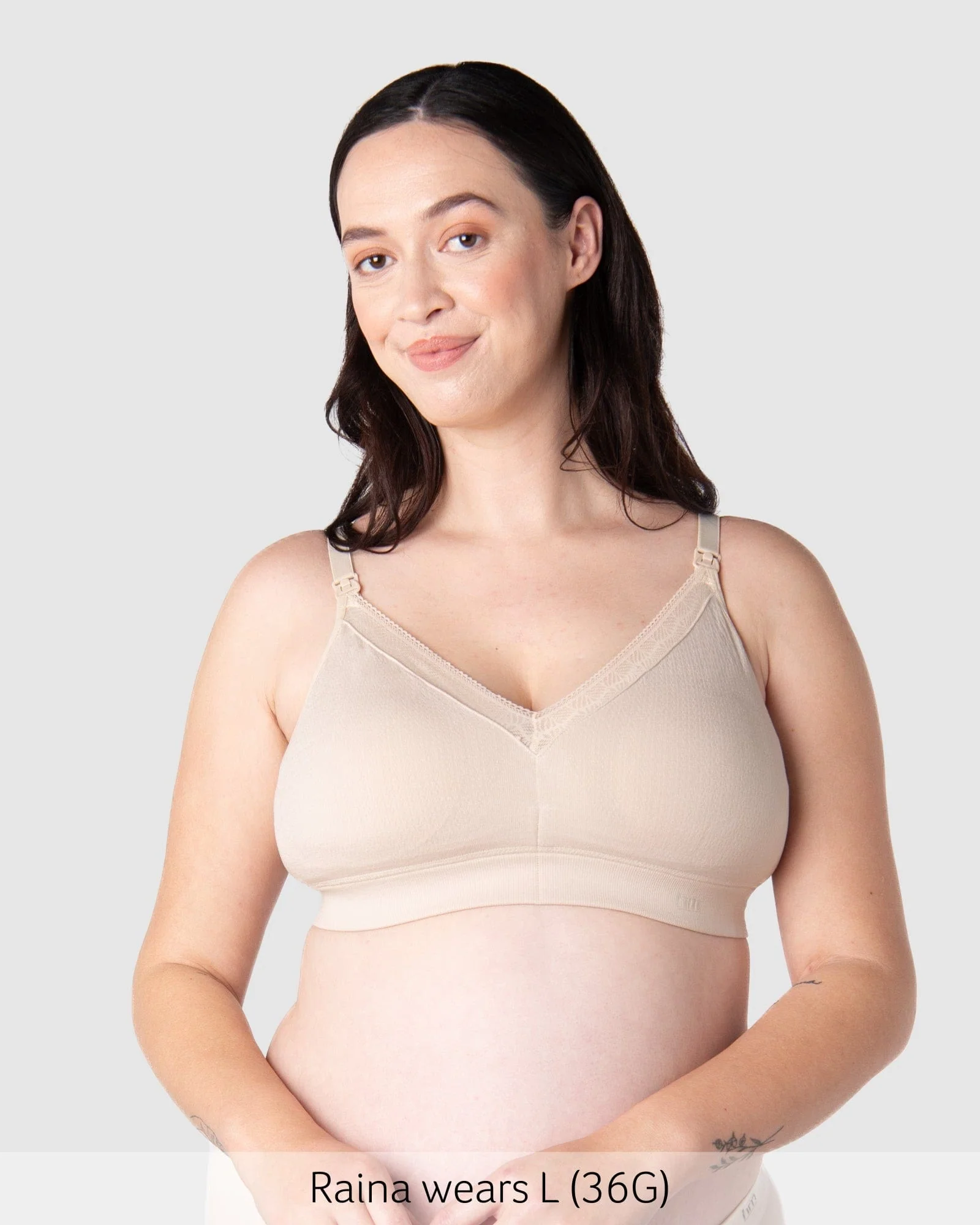Caress FlexFit Nursing Bra - Oat Busty - Image 7