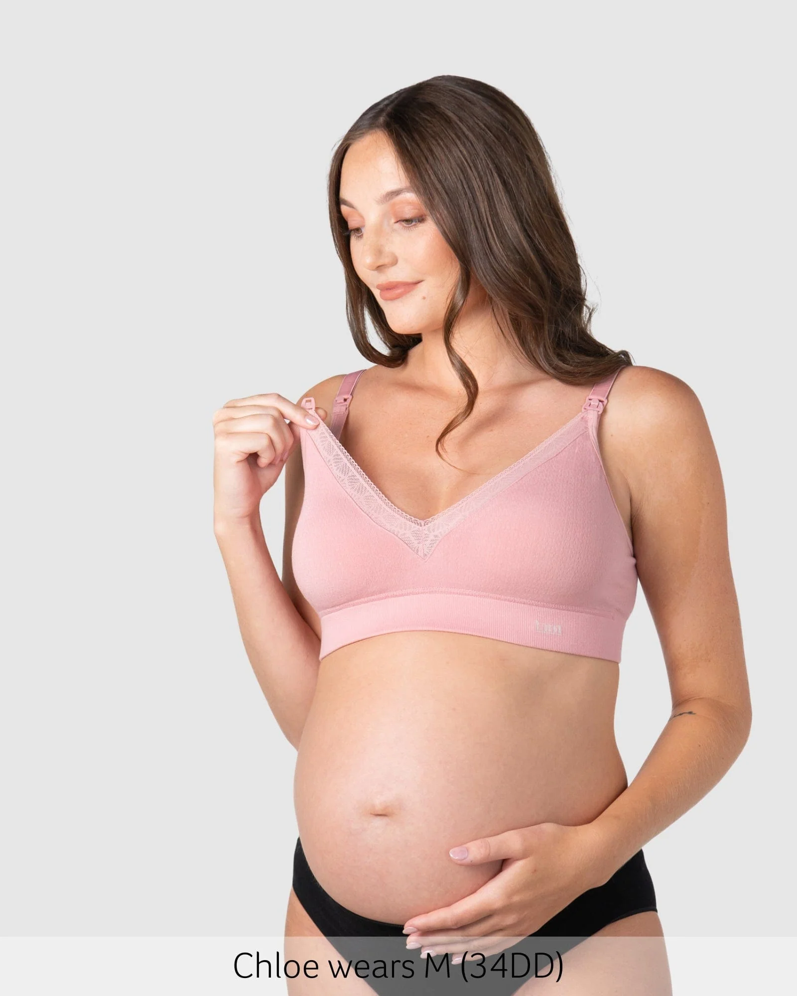 Caress FlexFit Nursing Bra - Petal Pink - Image 3