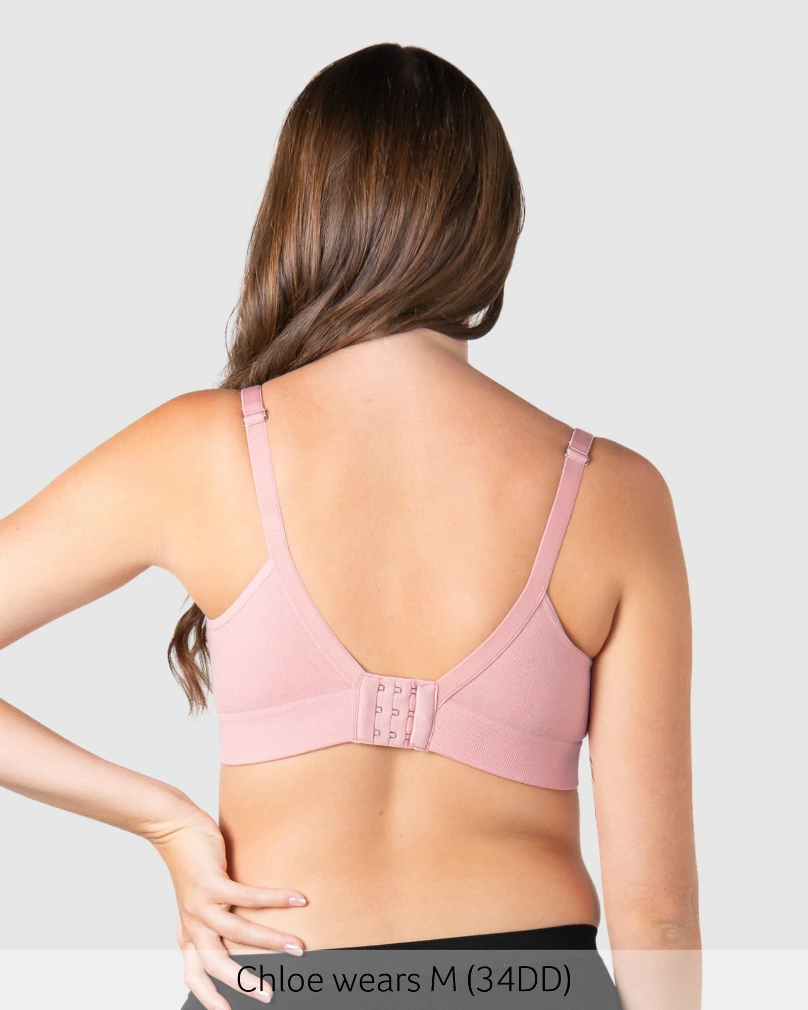 Caress FlexFit Nursing Bra - Petal Pink - Image 4