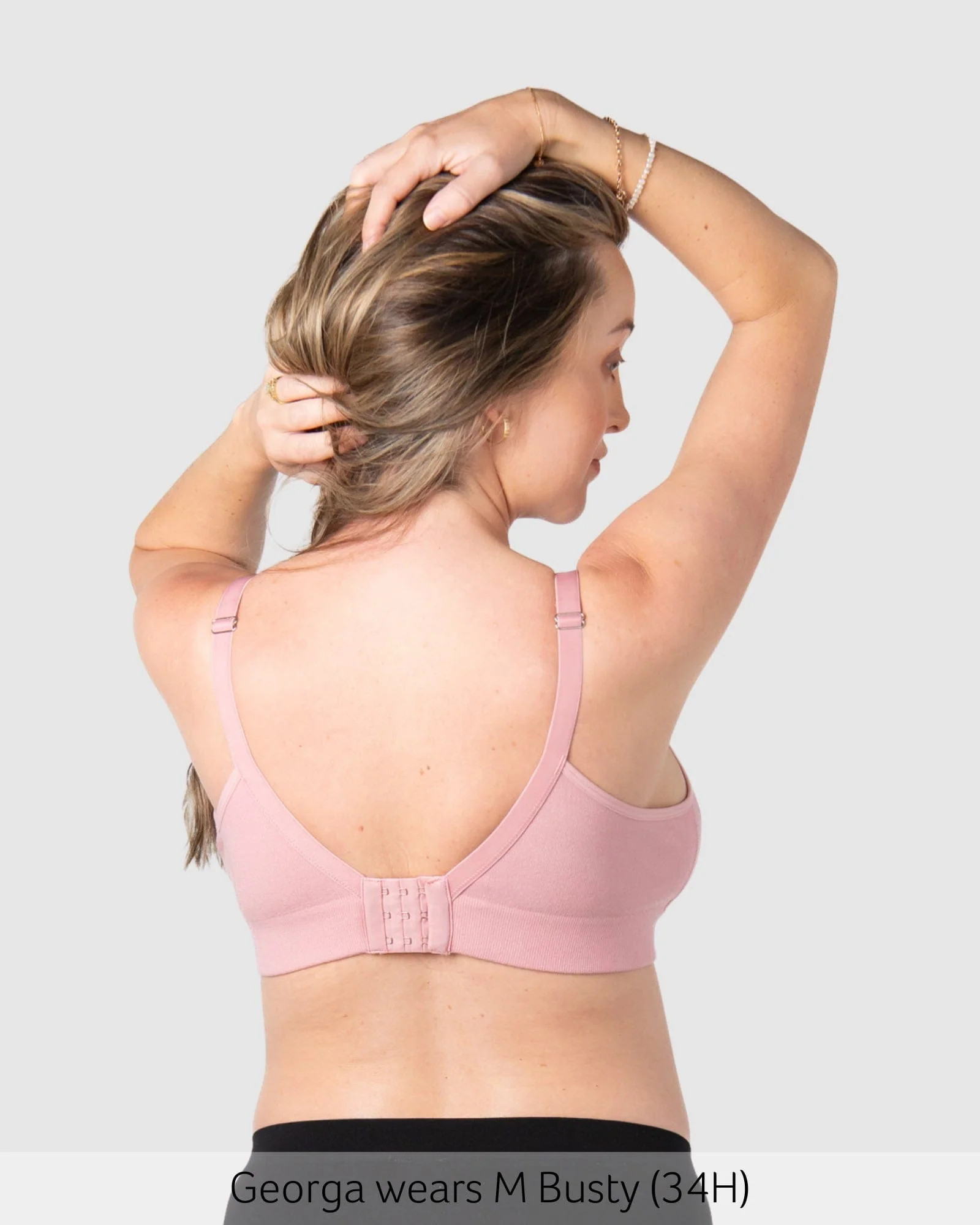 Caress FlexFit Nursing Bra - Petal Pink Busty - Image 3