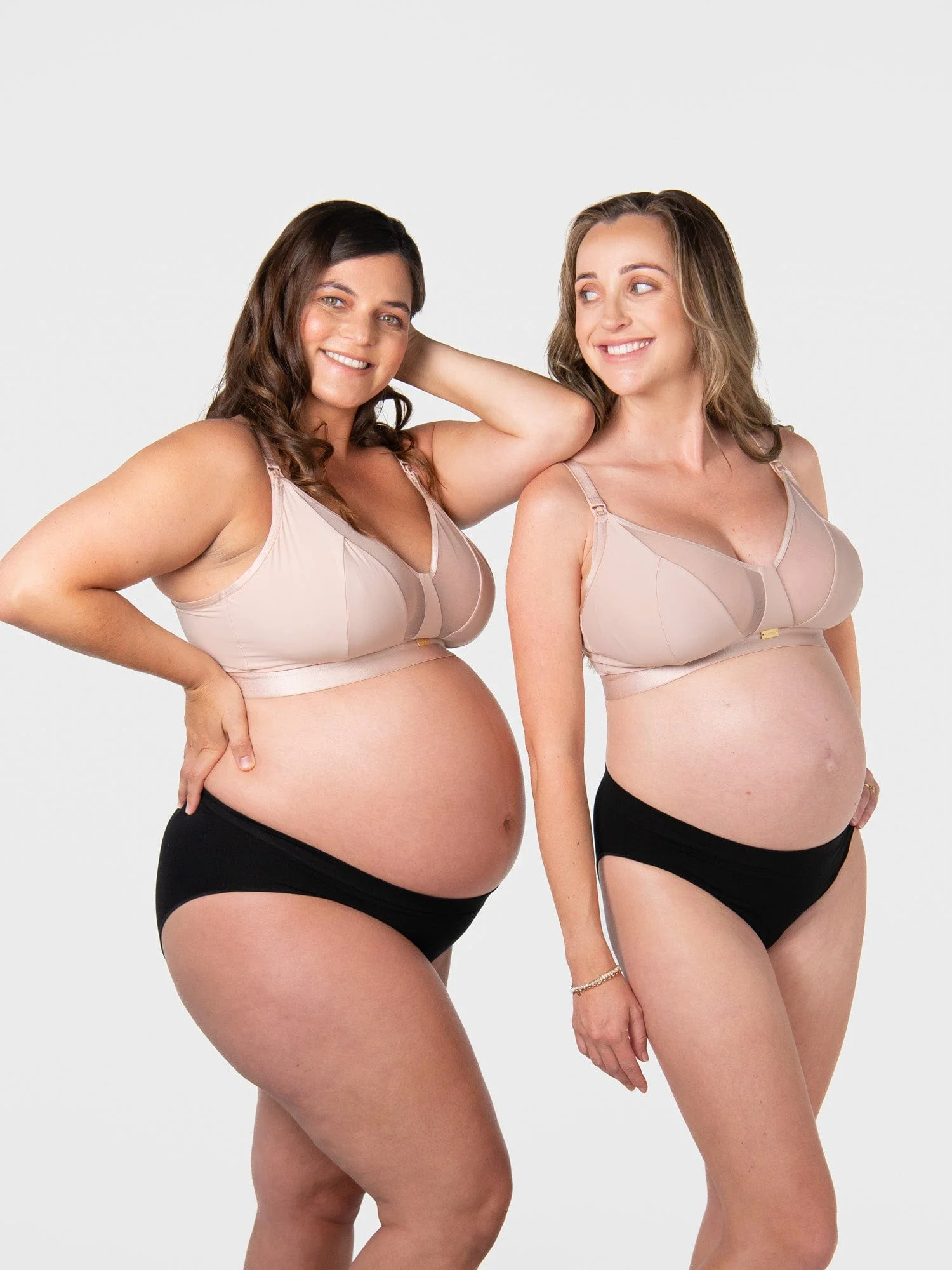 Flawless Full Cup Plunge Nursing Bra - Cashmere - Image 5