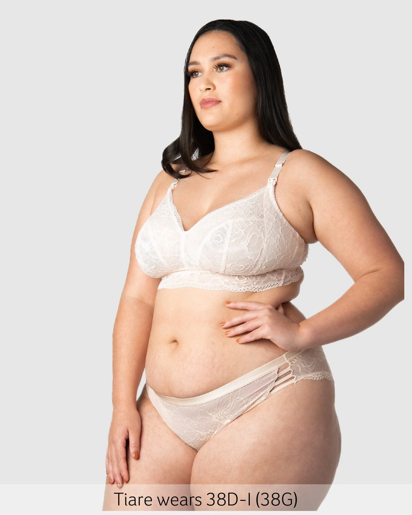 Heroine Multifit Nursing Bralette - Shell - Image 8