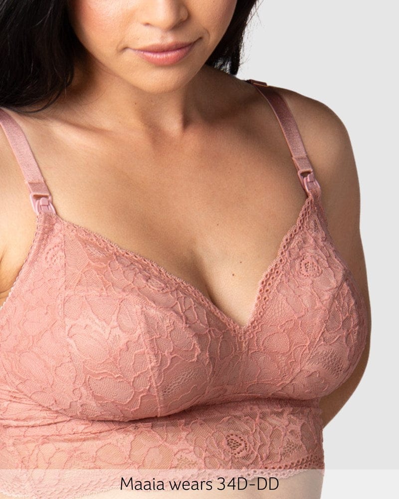 Heroine Multifit Nursing Bralette - Rose - Image 3