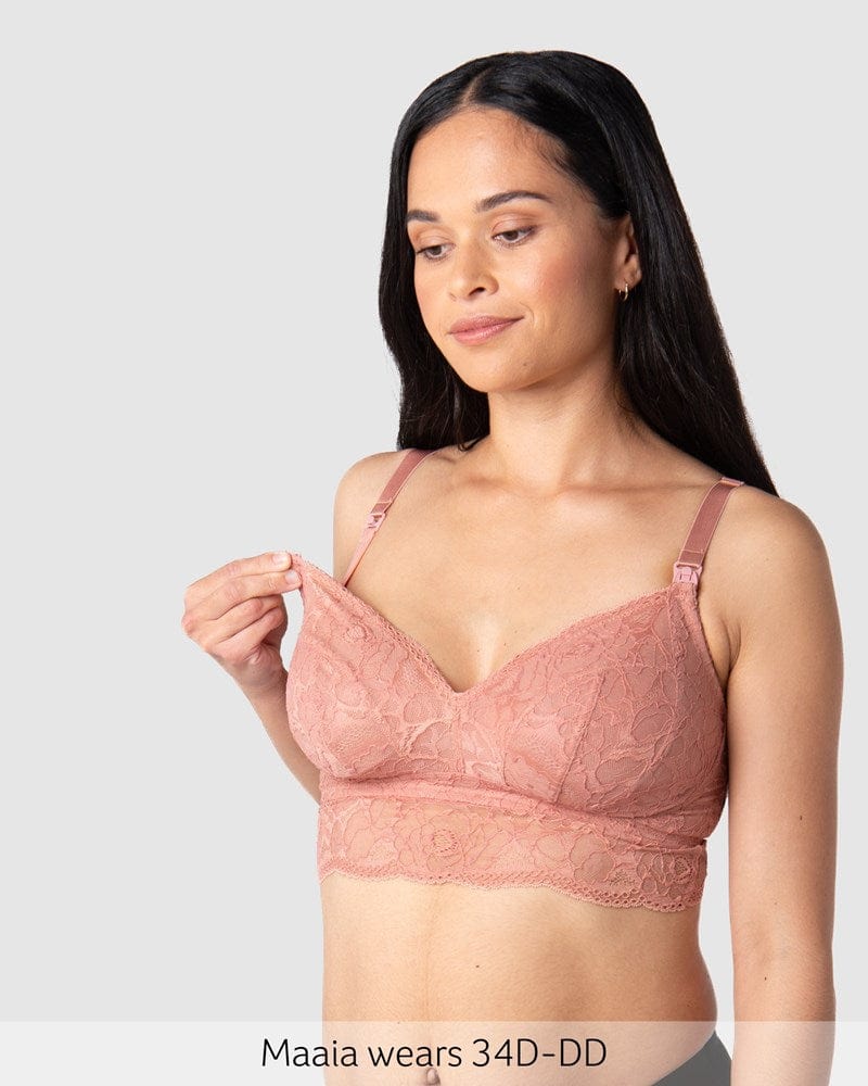 Heroine Multifit Nursing Bralette - Rose - Image 4