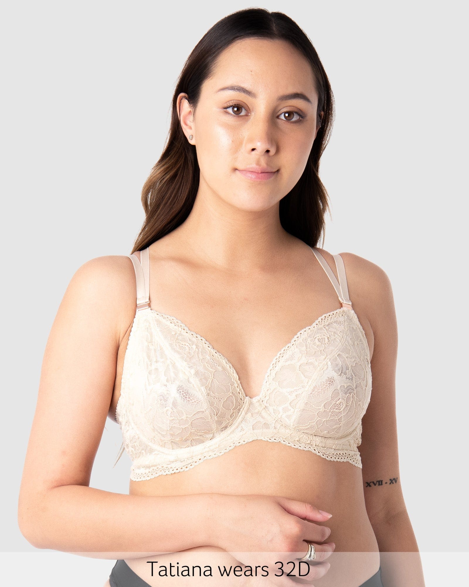 Heroine Plunge Nursing Bra - Sand - Image 6