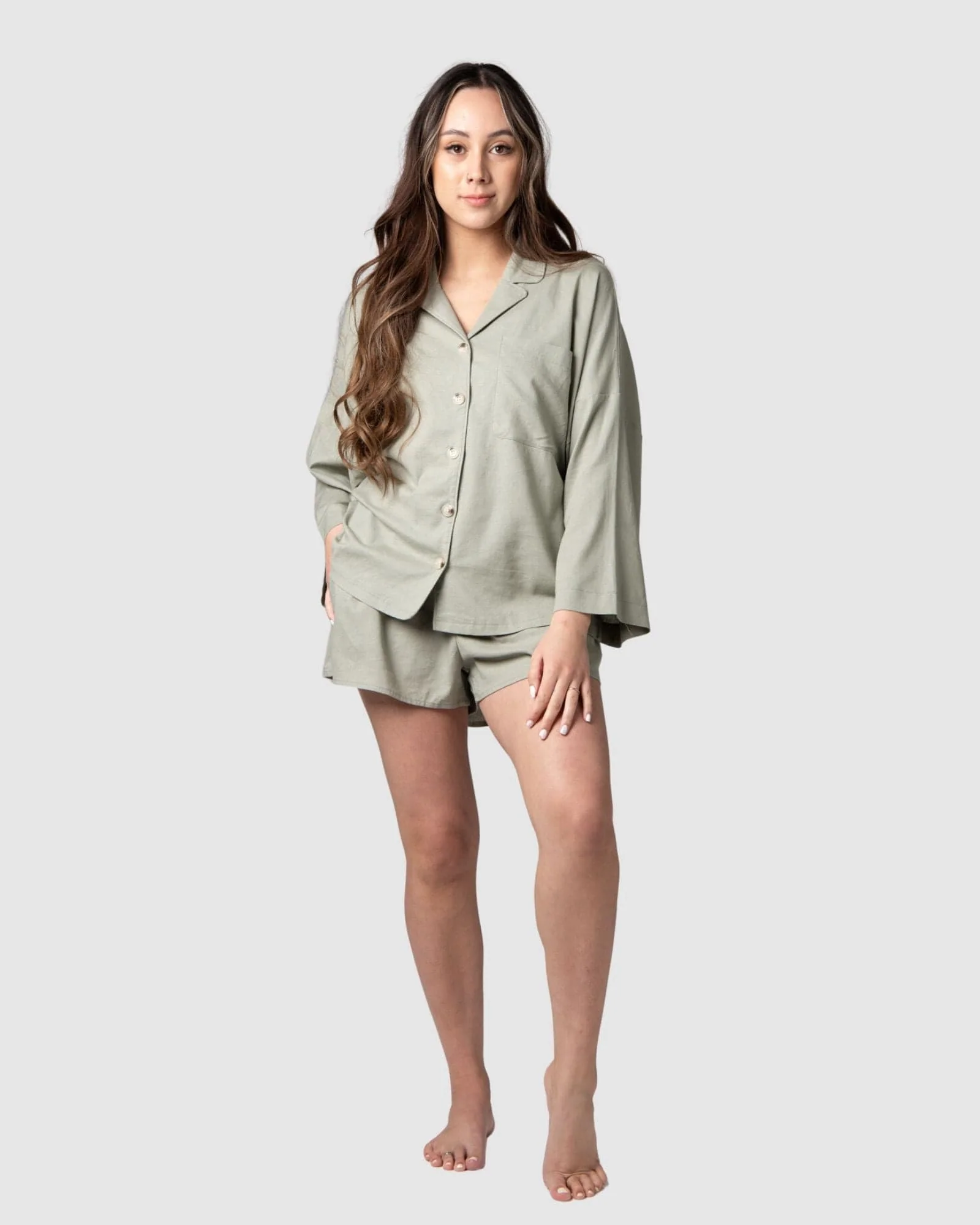 Lounge Short Sage - Image 8