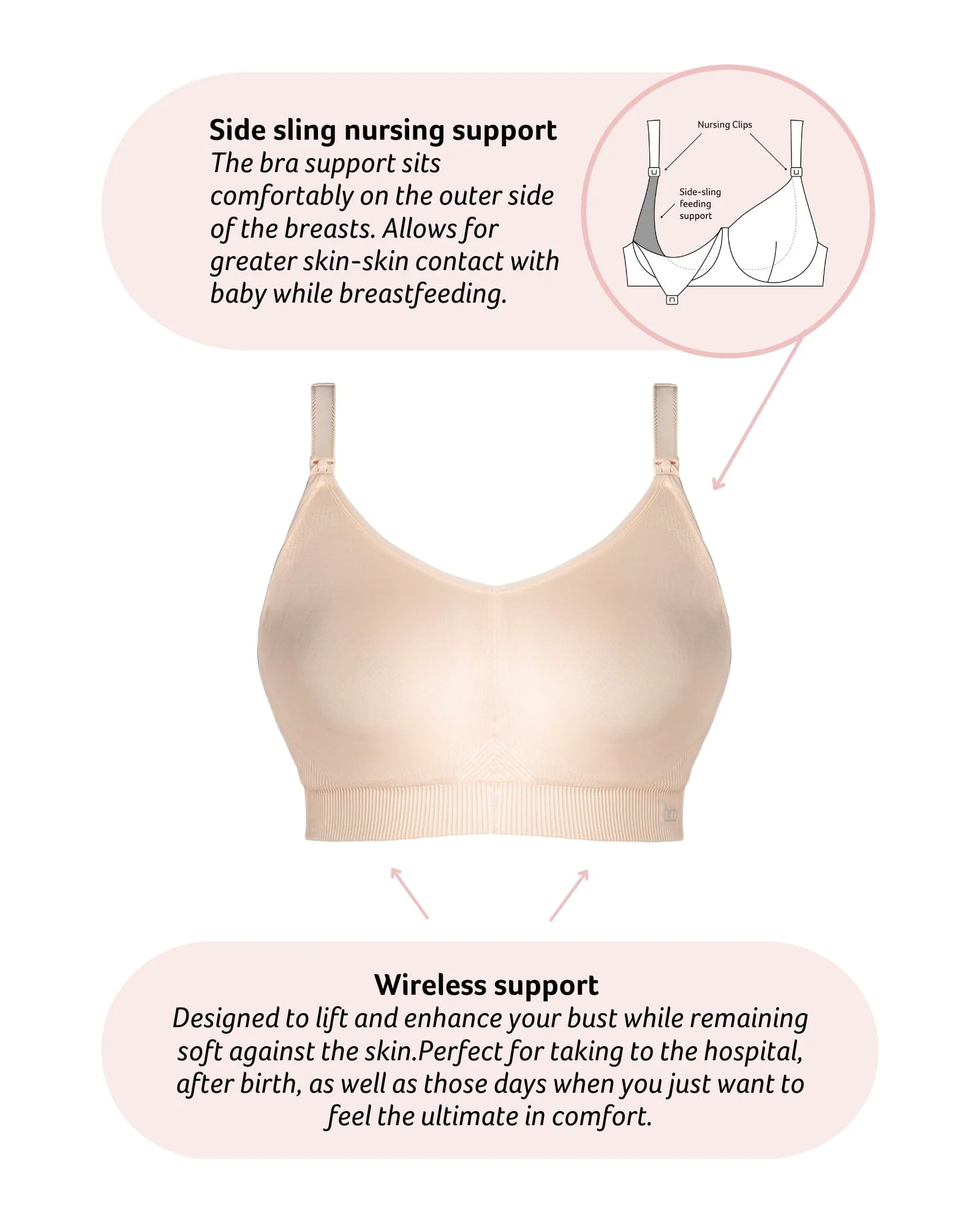 My Everyday FlexFit Nursing Bra - Latte Busty - Image 8