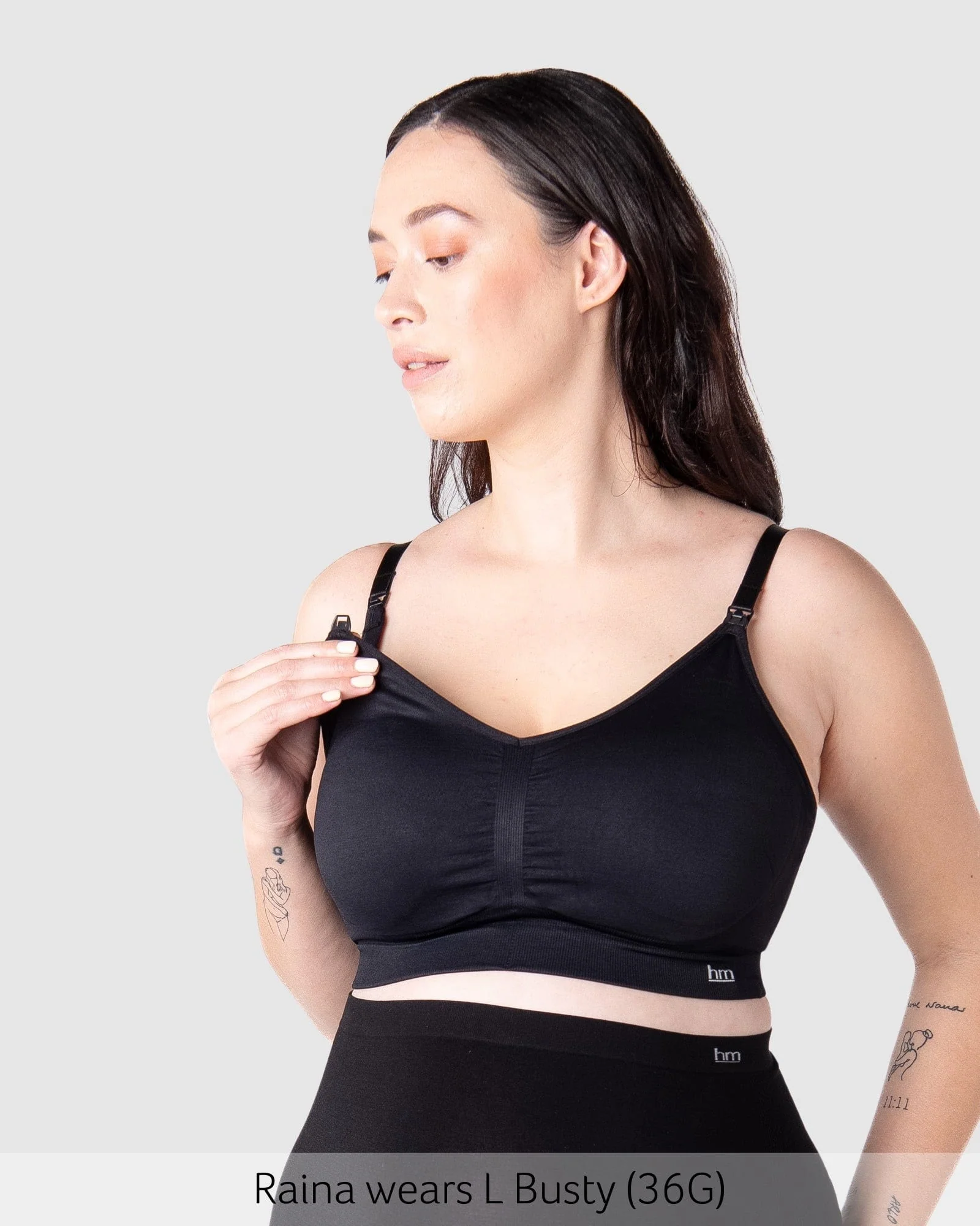 My Necessity 2.0 FlexFit Nursing Bra - Black Busty - Image 3