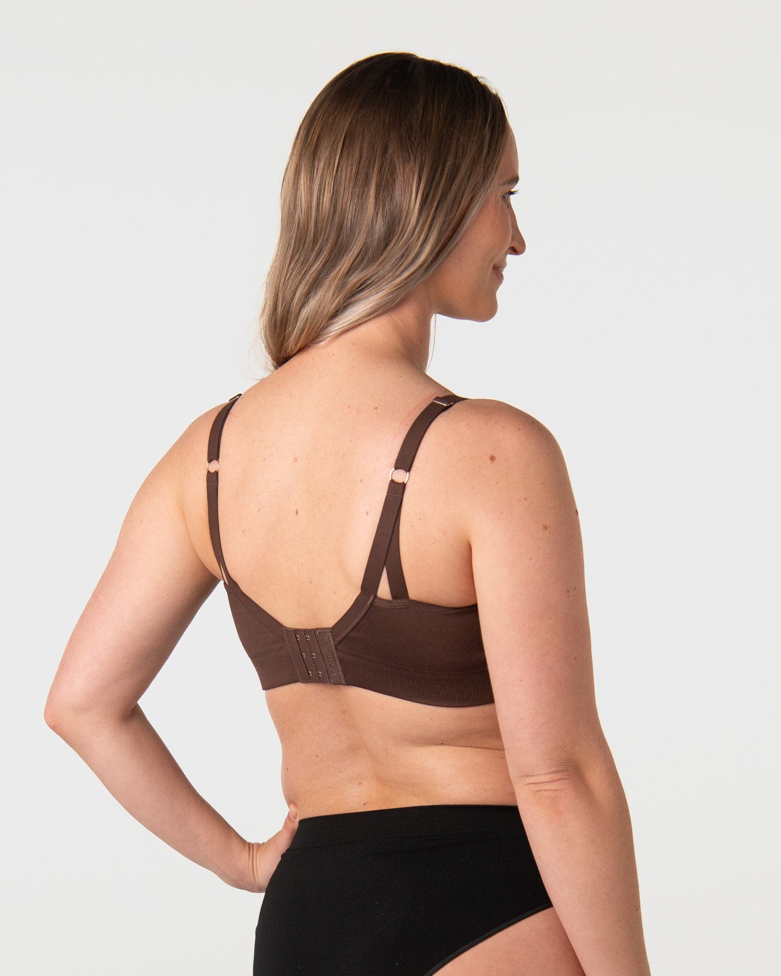 My Necessity 2.0 FlexFit Nursing Bra - Chocolate - Image 3
