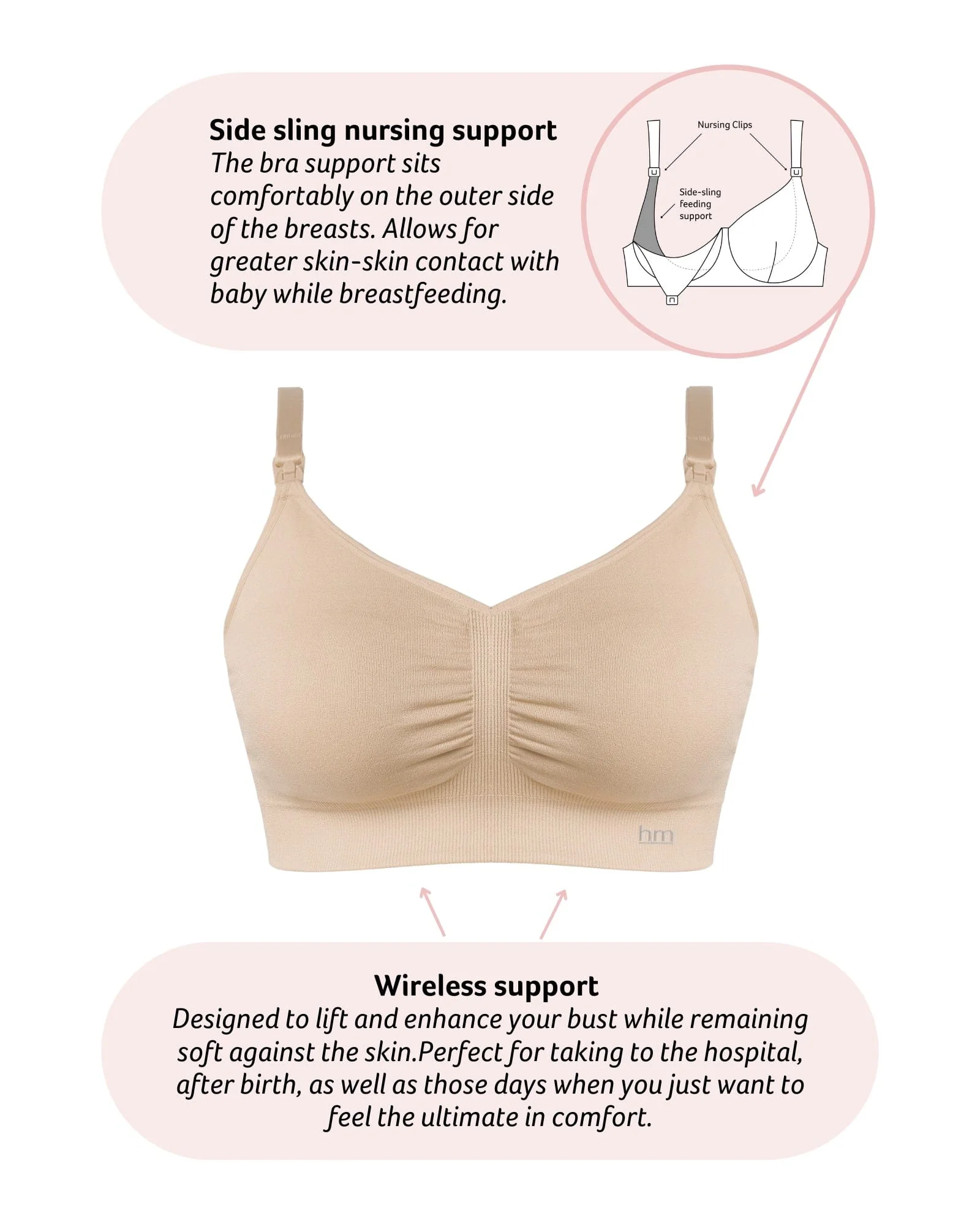 My Necessity 2.0 FlexFit Nursing Bra - Frappe - Image 4