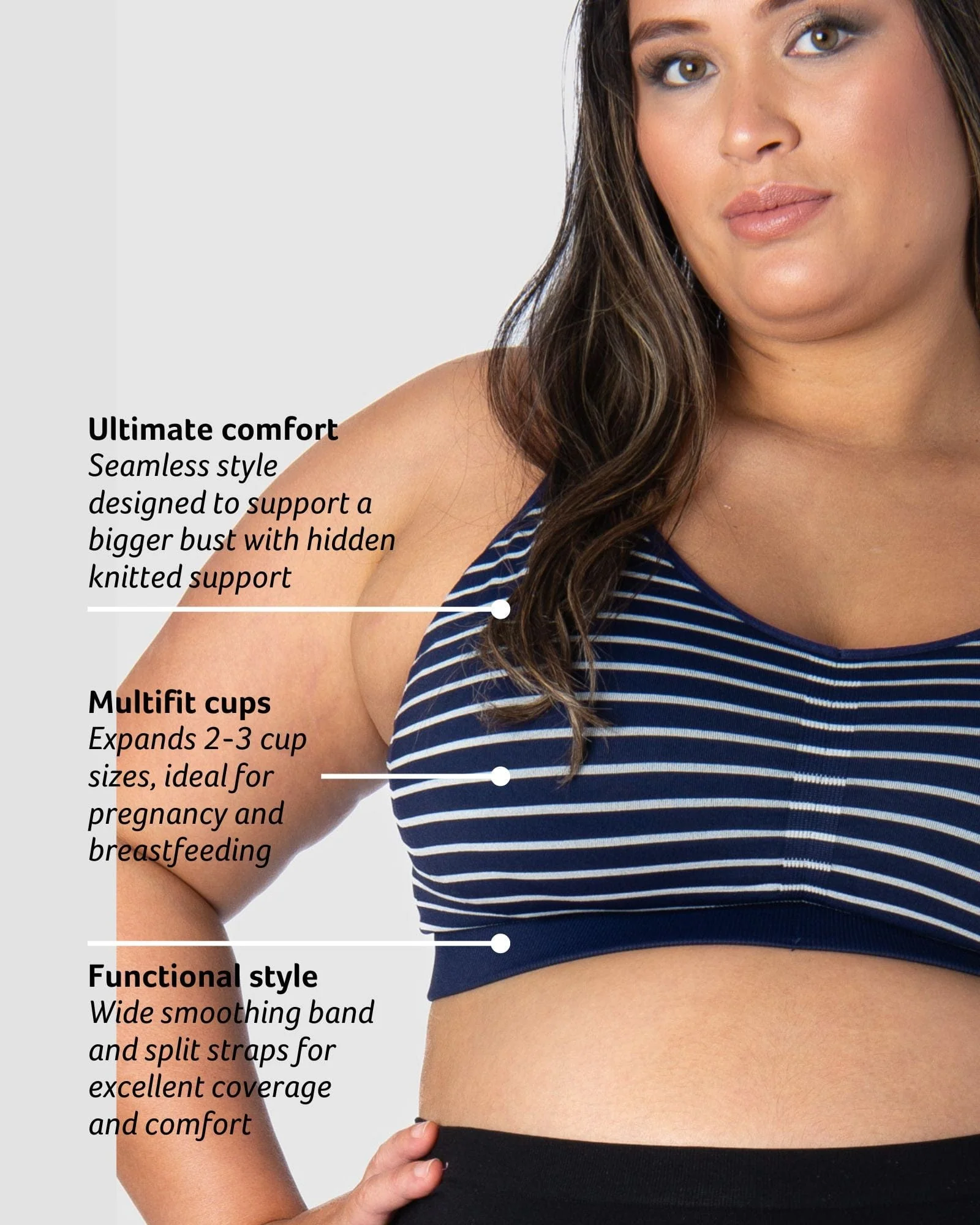 My Necessity FlexFit - Navy Stripe Busty - Image 4