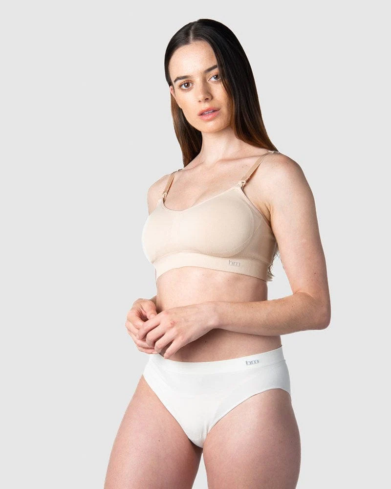 My Necessity Wirefree Nursing Bra - Frappe - Image 5
