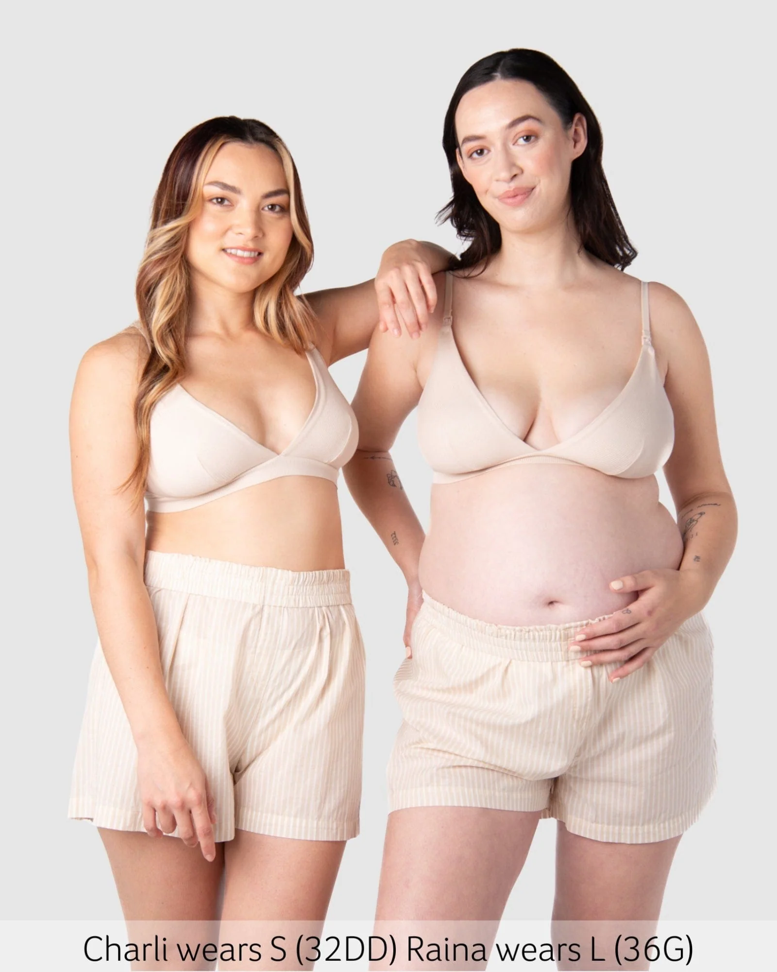 Solace Multifit Nursing Bra - Oat - Image 10