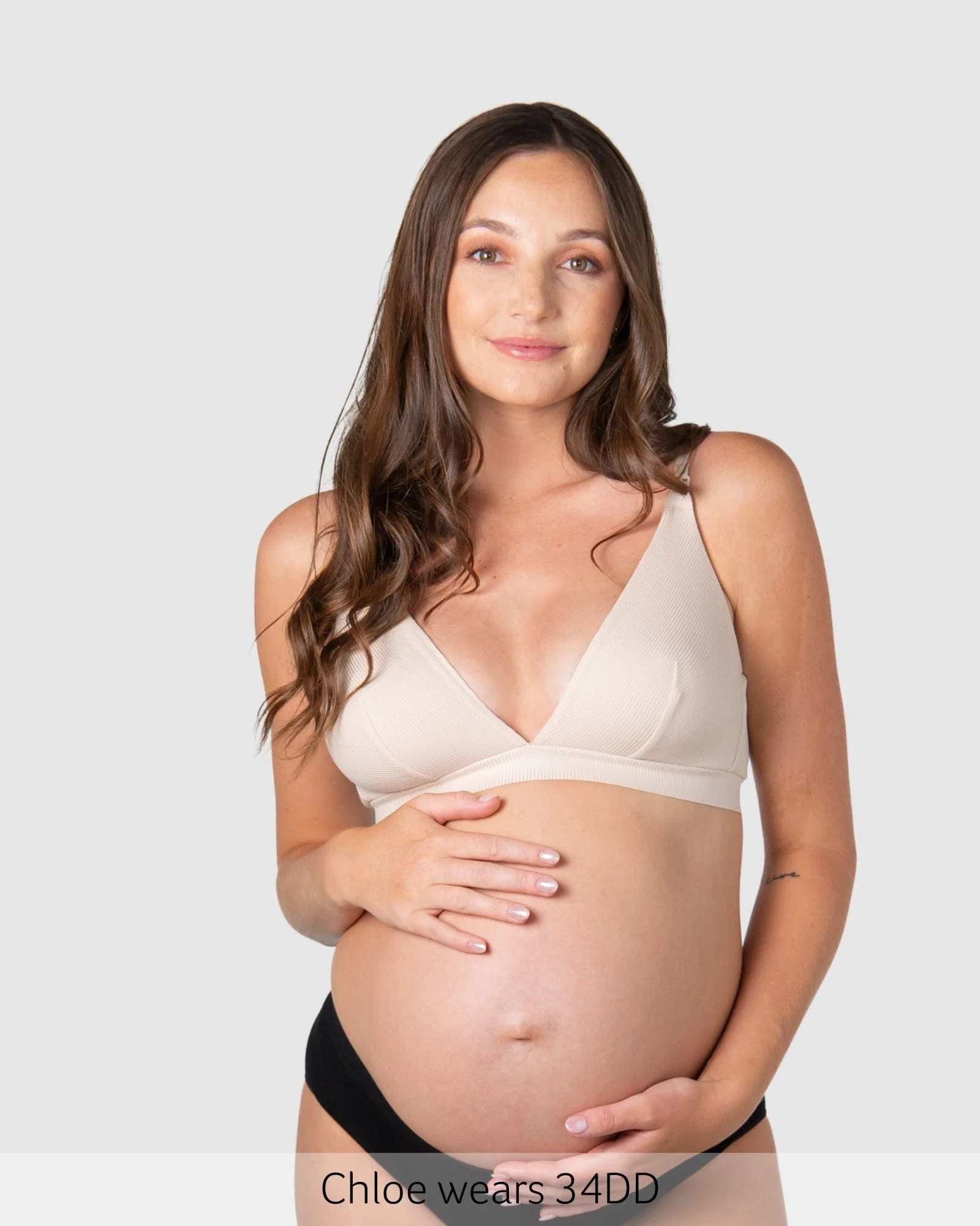 Solace Multifit Nursing Bra - Oat - Image 2