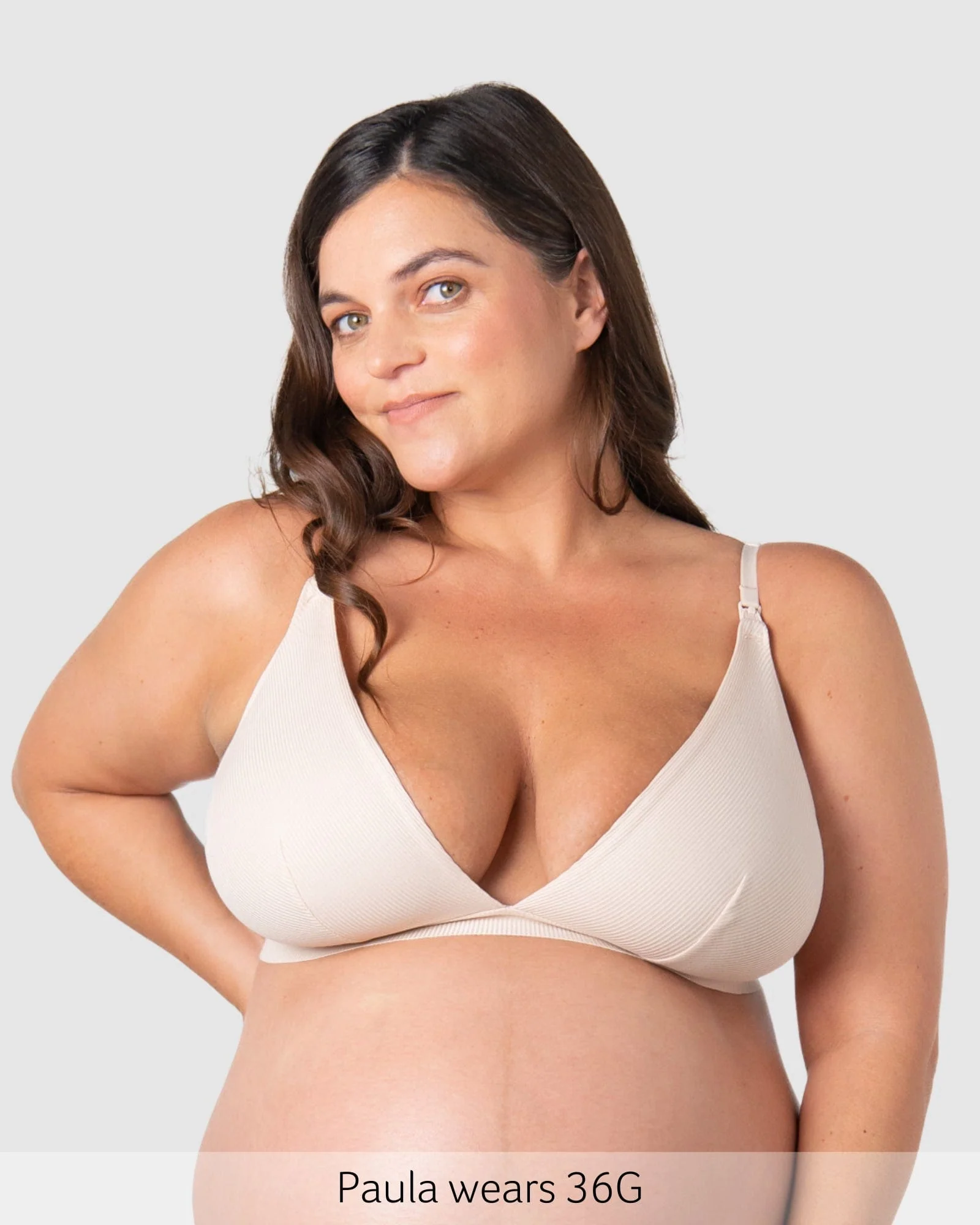 Solace Multifit Nursing Bra - Oat - Image 8