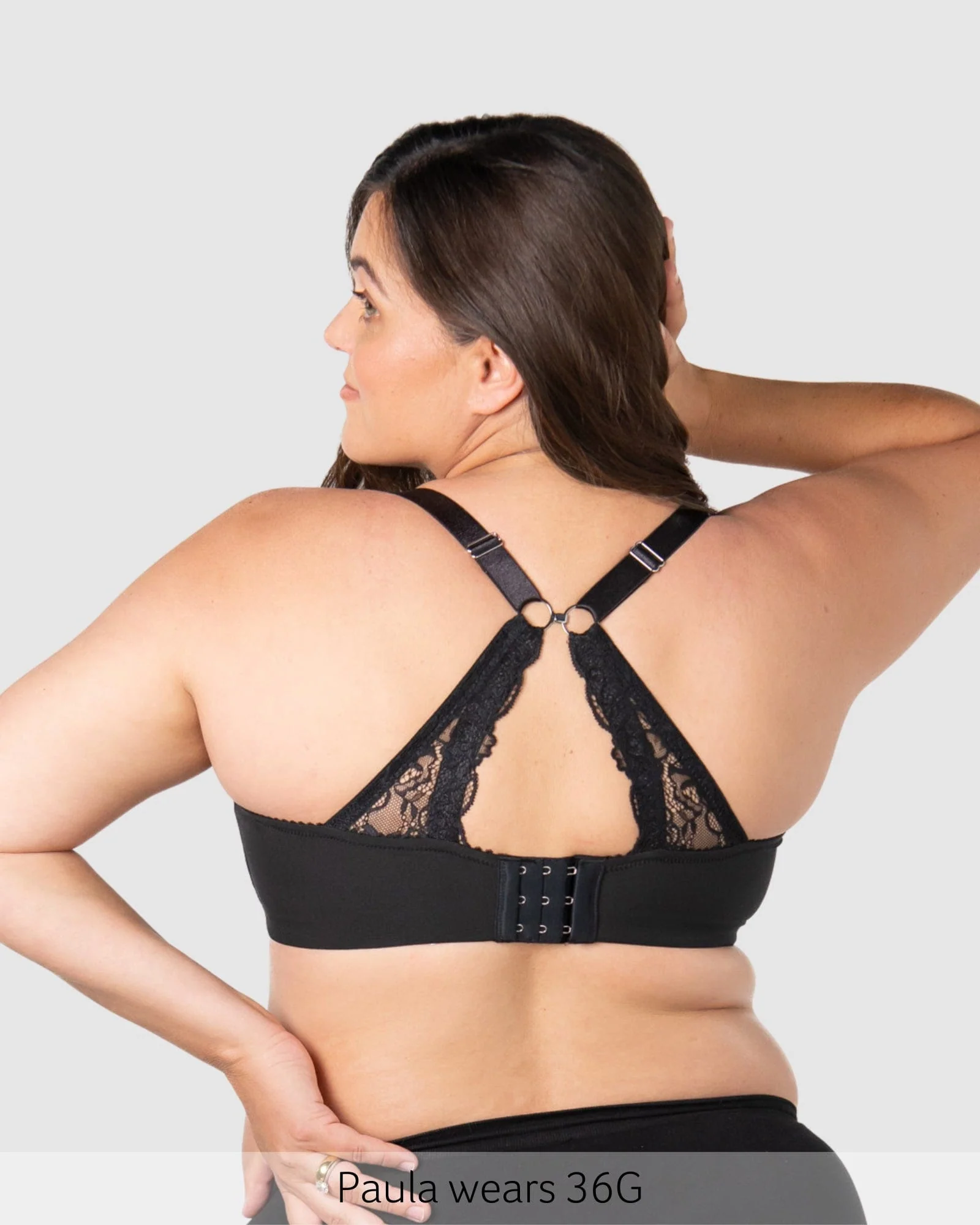 Temptation Full Cup Nursing Bra - Black - Image 4