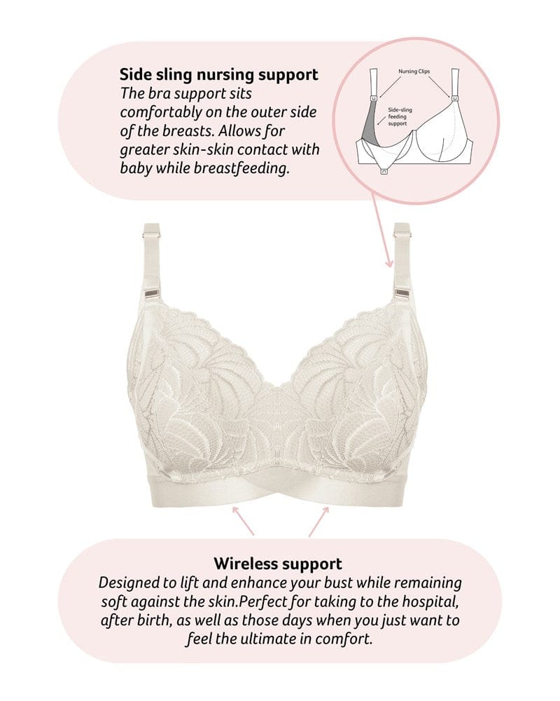 Warrior 2.0 FlexFit Nursing Bra - Ivory - Image 6