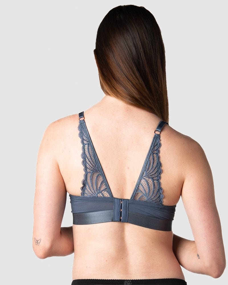 Warrior Demi Nursing Bra - Slate - Image 6