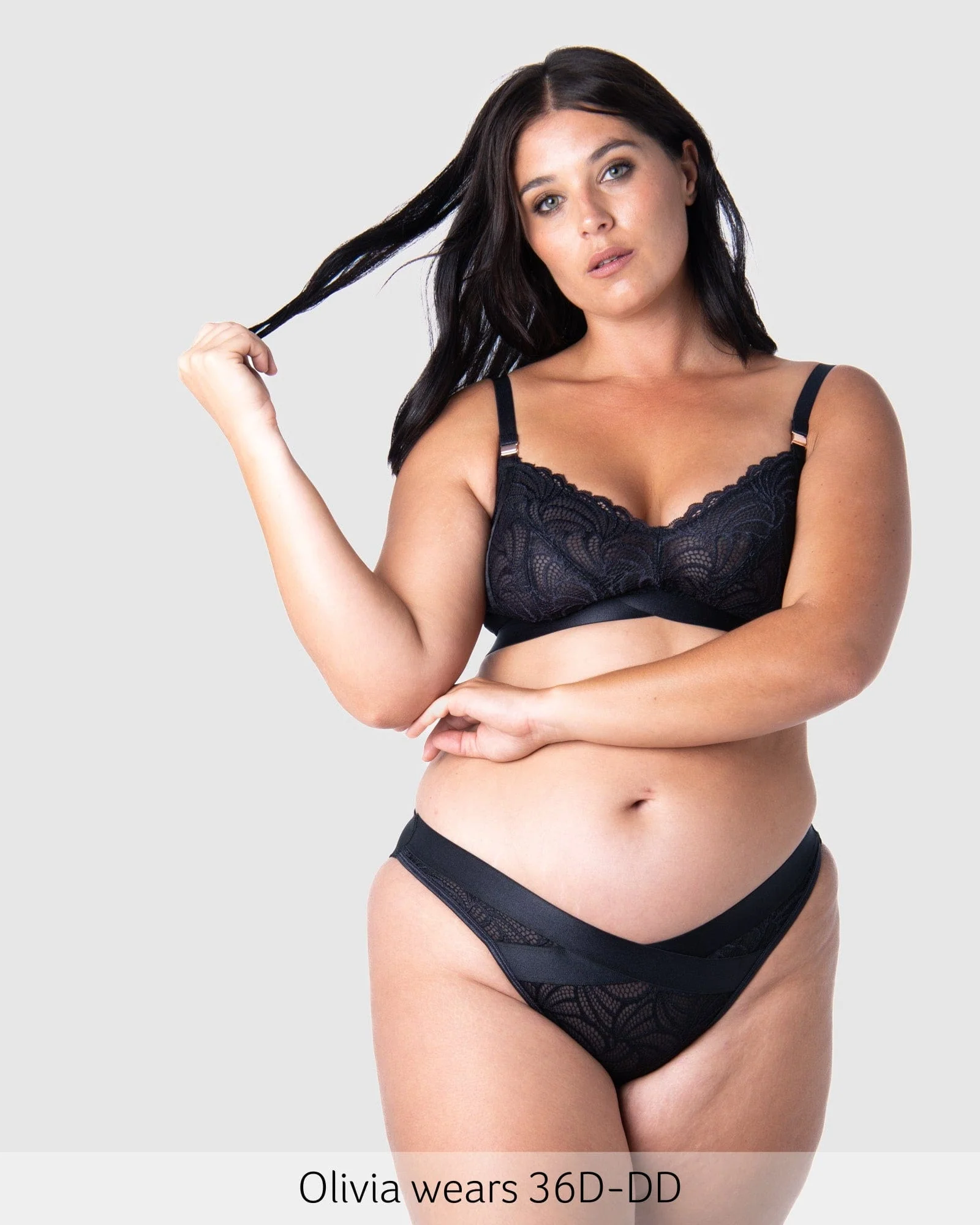 Warrior FlexFit Nursing Bra - Black - Image 9