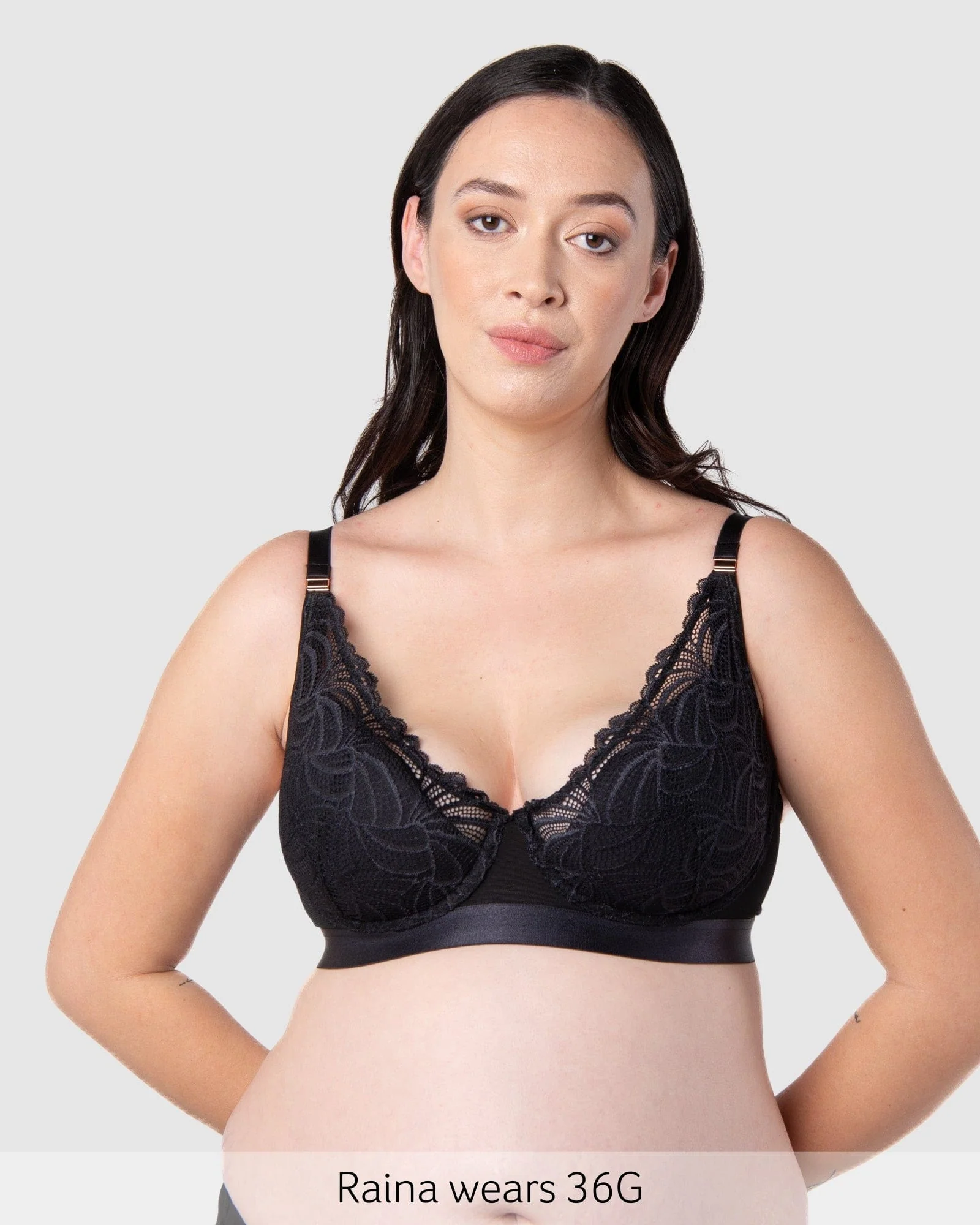 Warrior Plunge 2.0 Nursing Bra - Black - Image 8