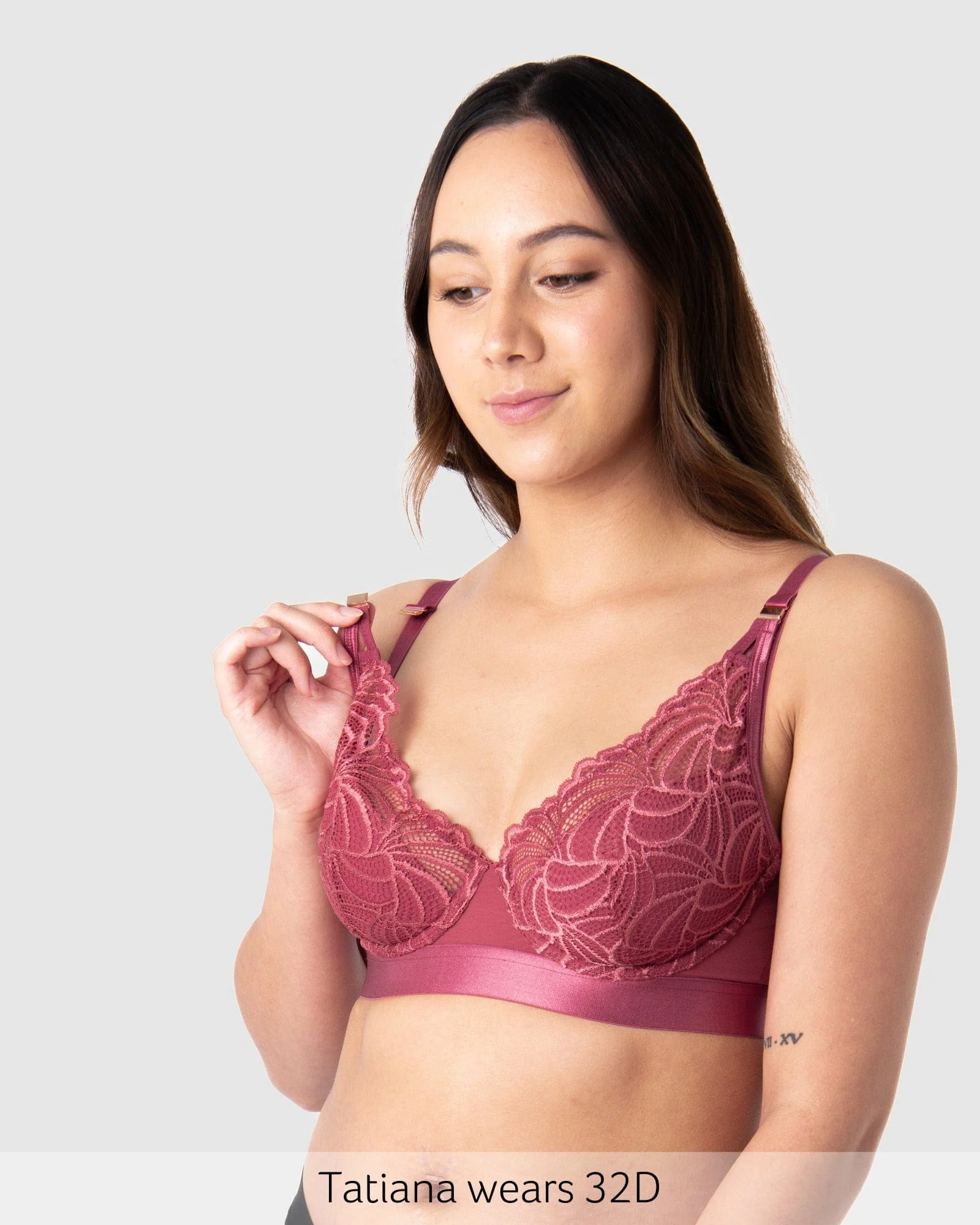 Warrior Plunge Nursing Bra - Spice Rose - Image 3
