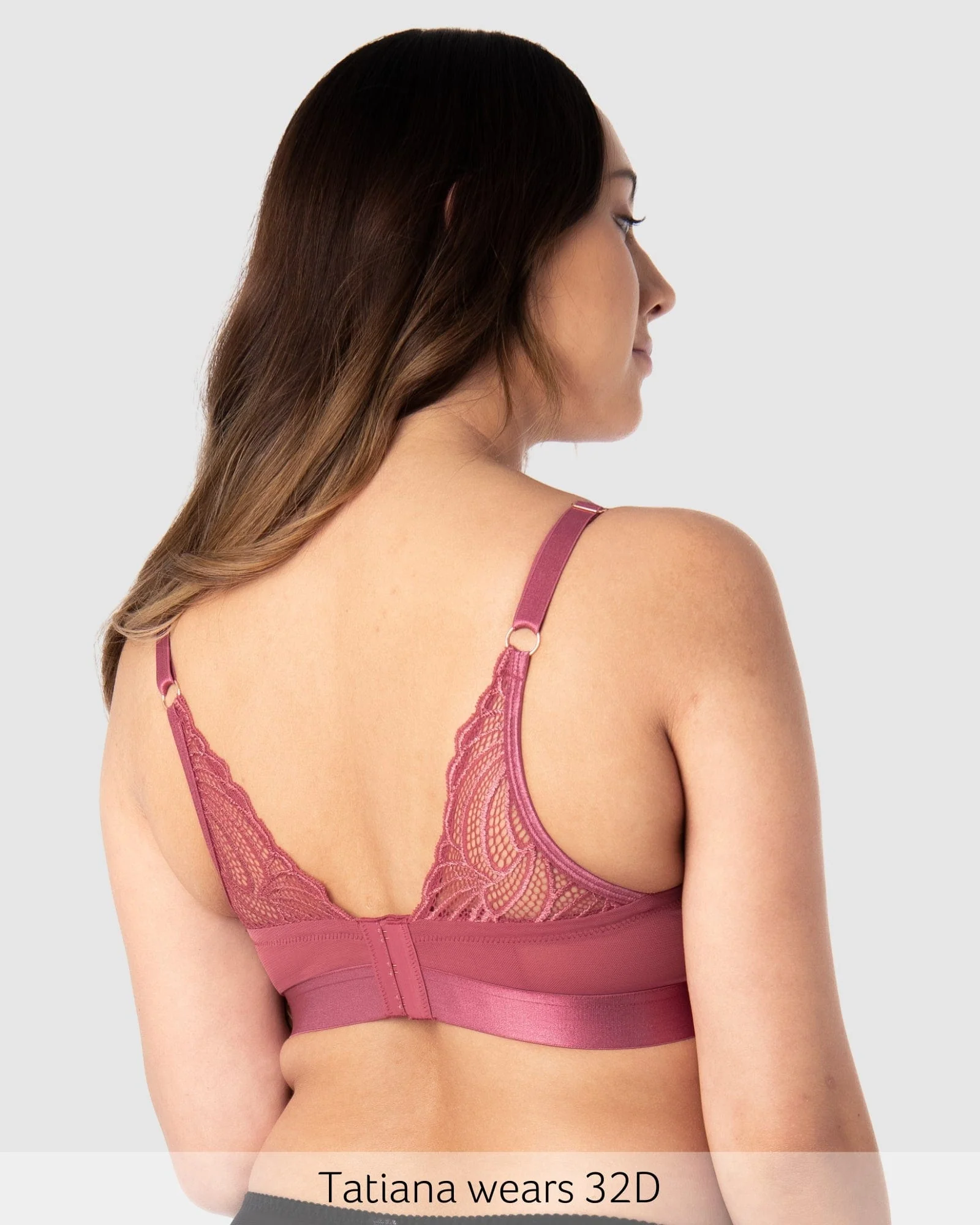 Warrior Plunge Nursing Bra - Spice Rose - Image 5