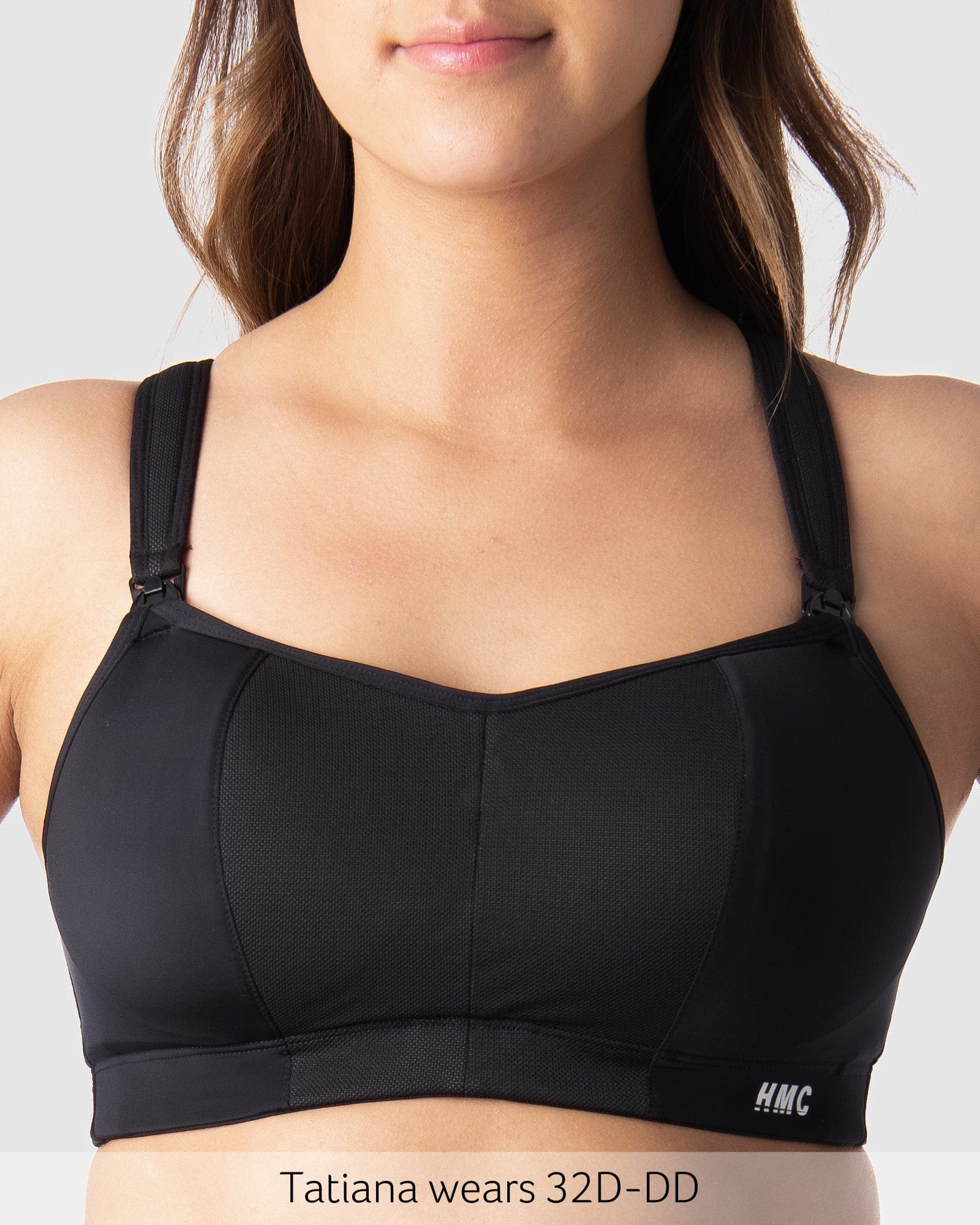 Zen Sports Nursing Bra - Black - Image 2